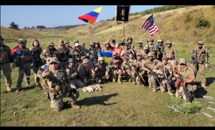 Reconocimiento a miembros Legión Internacional Ucrania